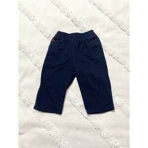 Ralph Lauren Baby Boys Size 9 Months Navy Blue Chino Pants